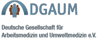 Logo: Deutsche Gesellschaft für Arbeitsmedizin und Umweltmedizin e.V.