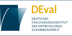 Logo: Deutsches Evaluierungsinstitut der  Entwicklungszusammenarbeit, DEval
