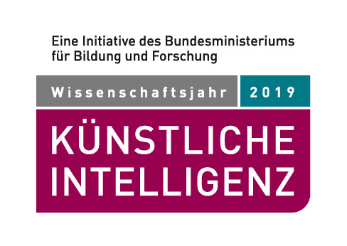 Logo: Wissenschaftsjahr 2019 - Künstliche Intelligenz