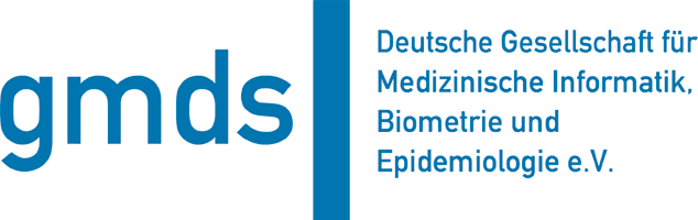Logo: Deutsche Gesellschaft für Medizinische Informatik, Biometrie und Epidemiologie e.V. (GMDS)