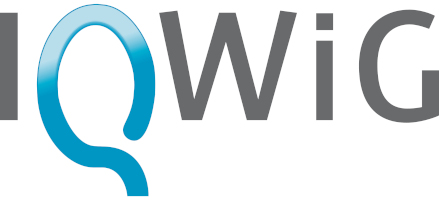 Logo: Institut für Qualität und Wirtschaftlichkeit im Gesundheitswesen (IQWiG)