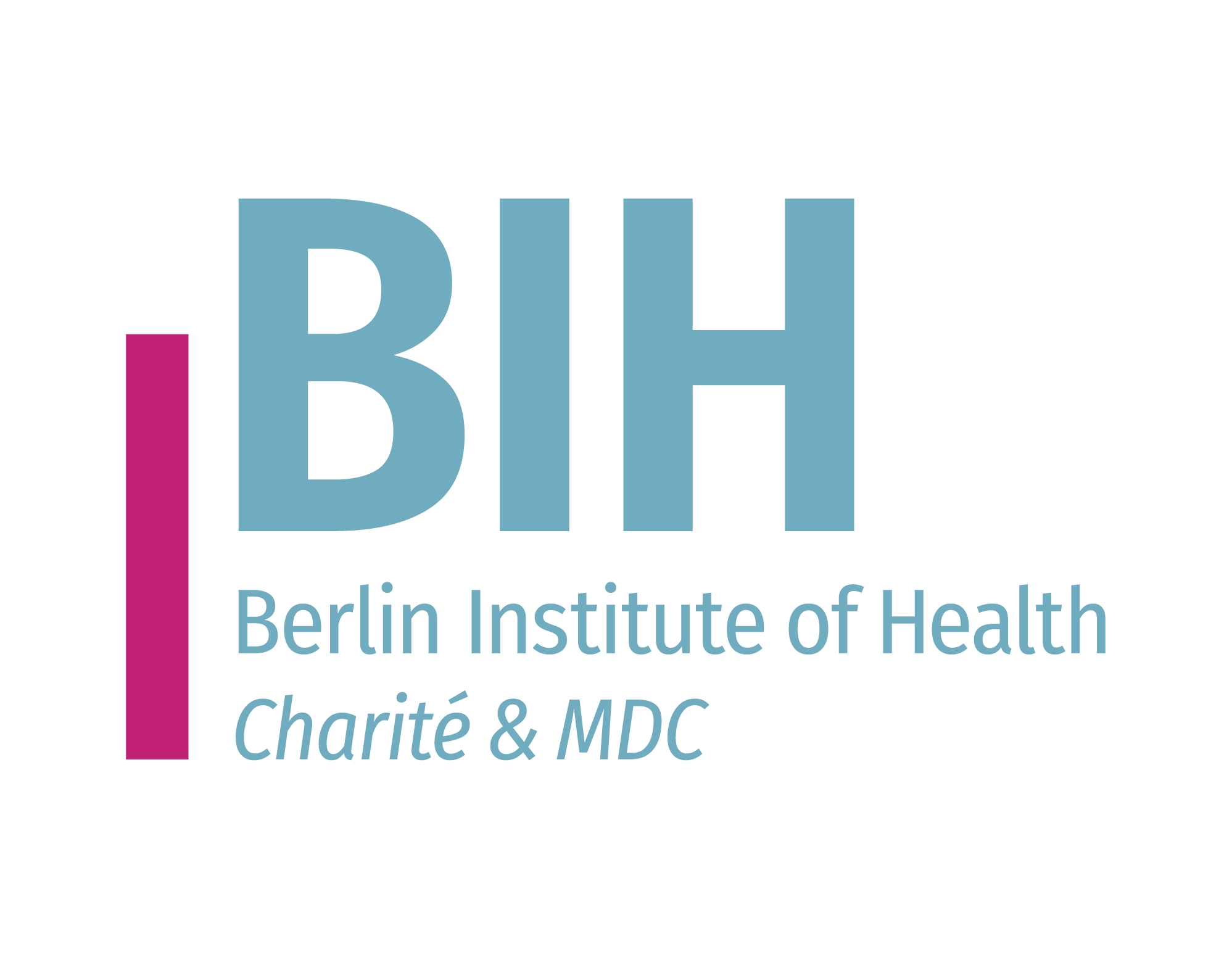 Logo: Berliner Institut für Gesundheitsforschung / Berlin Institute of Health (BIH)
