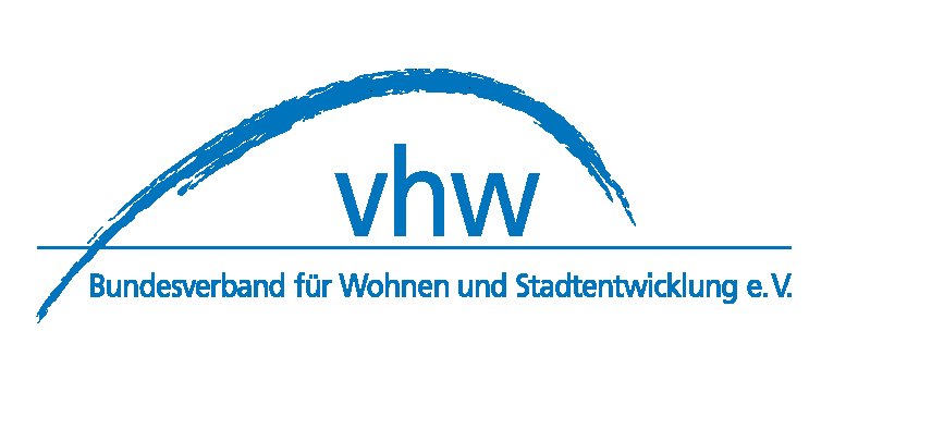 Logo: vhw - Bundesverband für Wohnen und Stadtentwicklung  e.V.