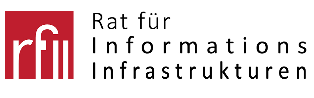 Logo: Rat für Informationsinfrastrukturen (RfII)
