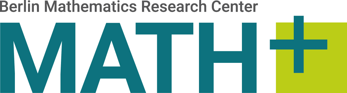 Logo: MATH+ Das Forschungszentrum der Berliner Mathematik 