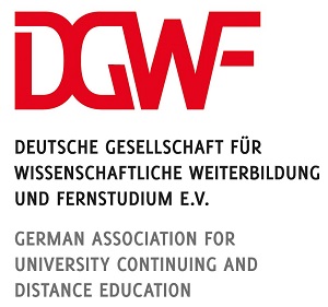 Logo: Deutsche Gesellschaft für wissenschaftliche Weiterbildung und Fernstudium e.V.