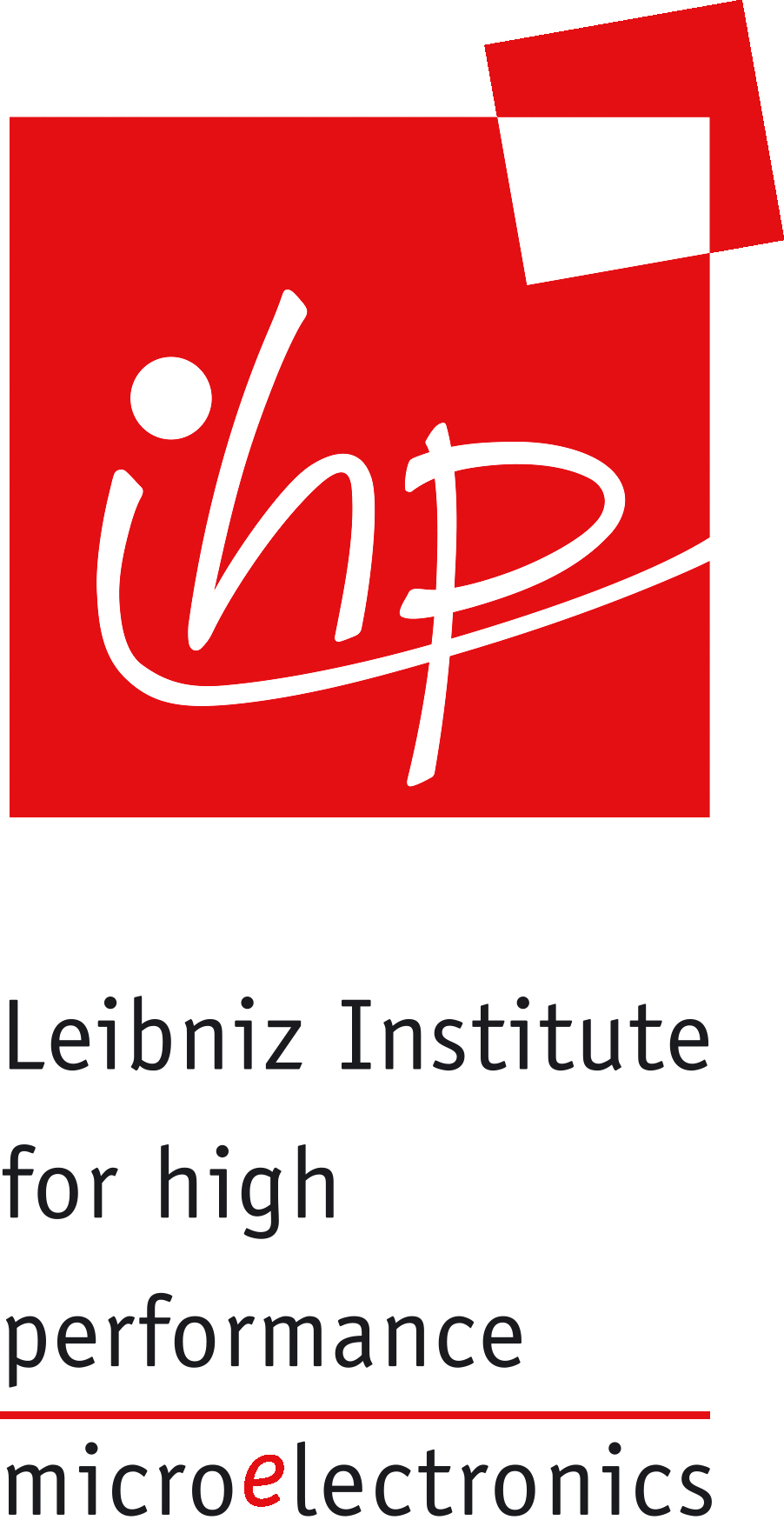 Logo: IHP - Leibniz-Institut für innovative Mikroelektronik