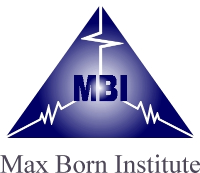 Logo: Max-Born-Institut für Nichtlineare Optik und Kurzzeitspektroskopie im Forschungsverbund Berlin e.V.